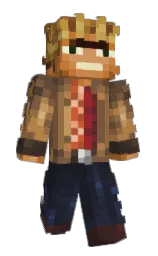 yellow metal and cape palliser Minecraft skin — Slim model — first worn by Funrite