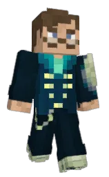 firefly and black pearl Minecraft skin — Classic model — first worn by JustSiva