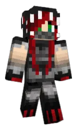 SarahLupa's Minecraft skin wearing the Migrator cape