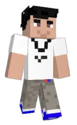 white and calico Minecraft skin — Classic model