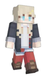 stark white and trout Minecraft skin — Slim model — first worn by VitorSwift