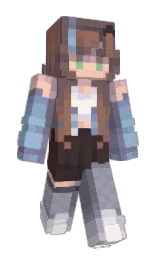 falcon and beaver Minecraft skin — Slim model