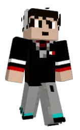 black and cameo Minecraft skin — Classic model