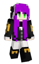 linen and cod gray Minecraft skin — Slim model