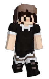 tandroot's Minecraft skin wearing the Twisted cape