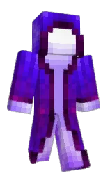 mardi gras and purple Minecraft skin — Classic model — first worn by hisuperme