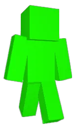 green and black Minecraft skin — Classic model