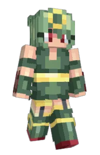 Front of Rayquaza's skin