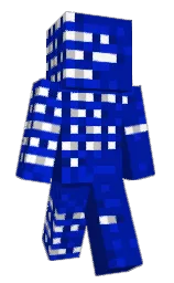 resolution blue and international klein blue Minecraft skin — Classic model