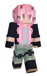 steel gray and shark Minecraft skin — Slim model — first worn by Strawberrie8778