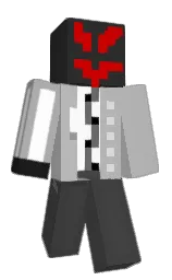 silver and mine shaft Minecraft skin — Classic model — first worn by GrabberVIII