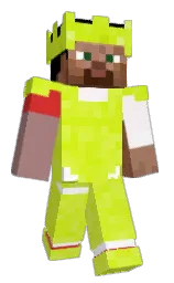 white and black Minecraft skin — Classic model — first worn by Prinz__Zuko