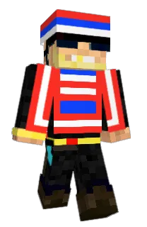 Front of NiloDARK's skin