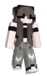 Milkyela's Minecraft skin wearing the Pan cape