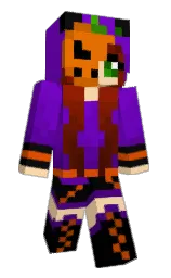 black and cedar wood finish Minecraft skin — Slim model — first worn by BatsKikker