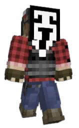 sanguine brown and oxford blue Minecraft skin — Classic model