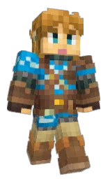 cerulean and brandy punch Minecraft skin — Classic model