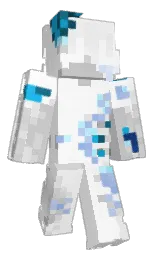white and alabaster Minecraft skin — Classic model