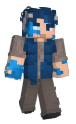 biscay and dorado Minecraft skin — Classic model — first worn by Qyzzal