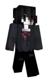 black and shark Minecraft skin — Classic model