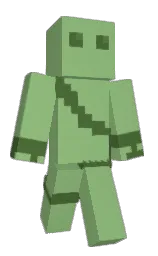 black and chalet green Minecraft skin — Classic model