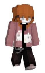 Nukotsu's Minecraft skin wearing the Pan cape