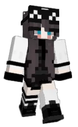 wild sand and black Minecraft skin — Classic model — first worn by PudimStellar