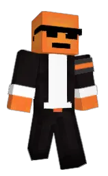 cocoa brown and white Minecraft skin — Classic model — first worn by talyang