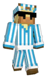 white and scooter Minecraft skin — Classic model