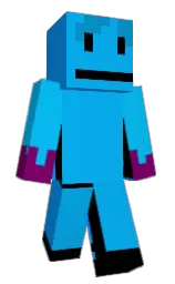 Binatron's Minecraft skin wearing the Cherry Blossom cape