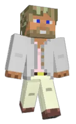P33vo's Minecraft skin wearing the Migrator cape