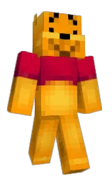 Qrophy's Minecraft skin wearing the Menace cape