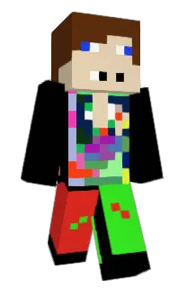 Front of Unsatisfied's skin