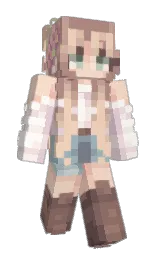 akaroa and champagne Minecraft skin — Slim model — first worn by pamxo_