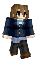 blue charcoal and dallas Minecraft skin — Classic model — first worn by garurura