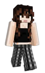 albescent white and pancho Minecraft skin — Slim model