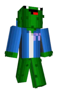 Front of Einlegegurke's skin