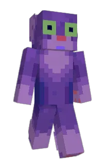 Front of purcaty's skin