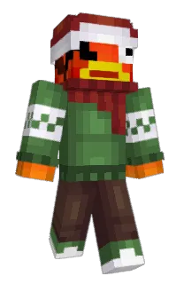 Front of Palipek's skin