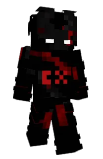 Front of EXlarate's skin