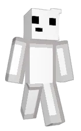 white and alto Minecraft skin — Classic model