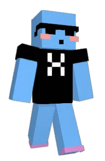Front of DropTheHack's skin