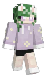 chatelle and white Minecraft skin — Classic model — first worn by RoootyTooty