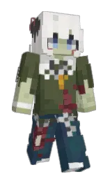 ebb and pampas Minecraft skin — Slim model — first worn by Schatzsuche