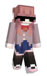 thatch and my pink Minecraft skin — Slim model — first worn by alissonkk