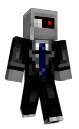 black and scorpion Minecraft skin — Classic model