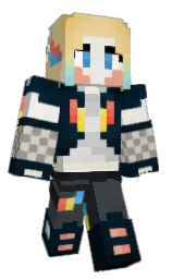 DragoRosa's Minecraft skin wearing the Migrator cape