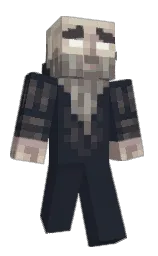 ChronoVoid's Minecraft skin wearing the Migrator cape