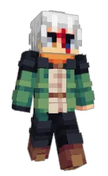 charade and cinder Minecraft skin — Slim model — first worn by X_Ptoszek