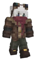 cocoa brown and woody brown Minecraft skin — Slim model